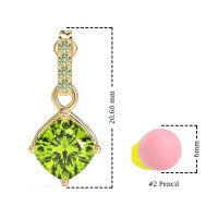 Classic Cushion Drop Earrings