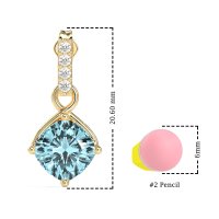 Classic Cushion Drop Earrings
