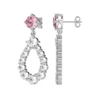 Open Pear Dangling Drop Earrings