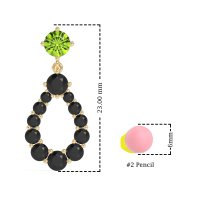 Open Pear Dangling Drop Earrings