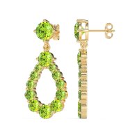 Open Pear Dangling Drop Earrings