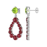 Open Pear Dangling Drop Earrings