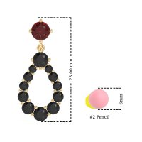 Open Pear Dangling Drop Earrings