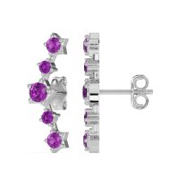 Ear Climber Stud Earrings