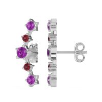 Ear Climber Stud Earrings