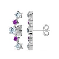 Ear Climber Stud Earrings