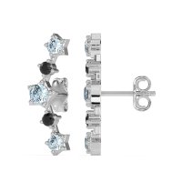Ear Climber Stud Earrings