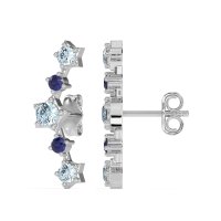 Ear Climber Stud Earrings