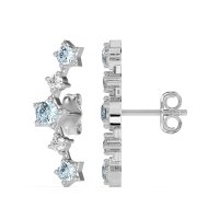 Ear Climber Stud Earrings