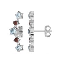 Ear Climber Stud Earrings