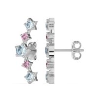 Ear Climber Stud Earrings