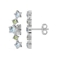 Ear Climber Stud Earrings