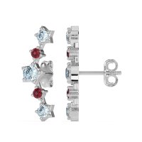 Ear Climber Stud Earrings