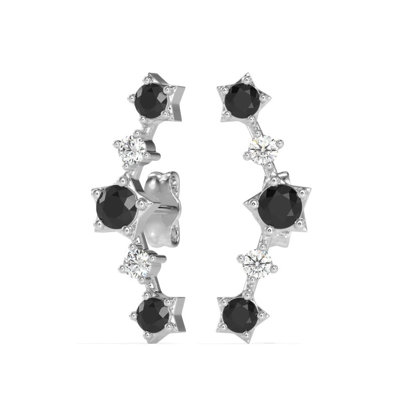 Ear Climber Stud Earrings
