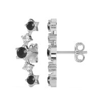 Ear Climber Stud Earrings