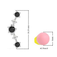 Ear Climber Stud Earrings