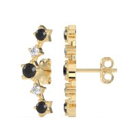 Ear Climber Stud Earrings