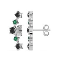 Ear Climber Stud Earrings