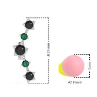 Ear Climber Stud Earrings