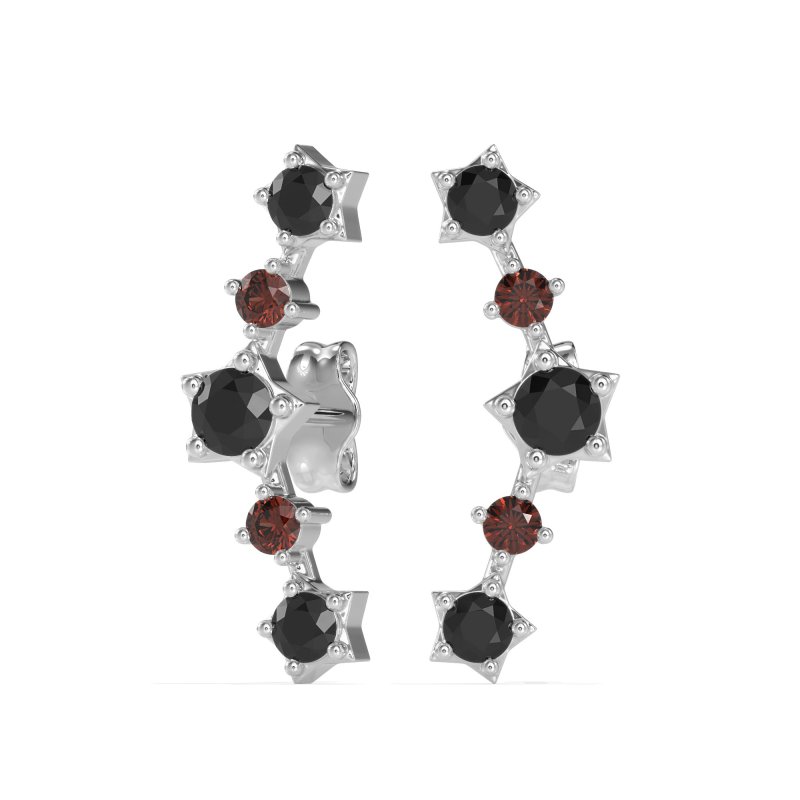 Ear Climber Stud Earrings