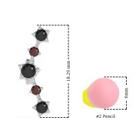 Ear Climber Stud Earrings