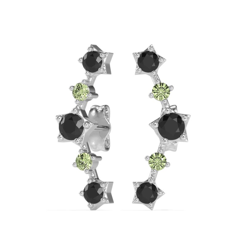 Ear Climber Stud Earrings