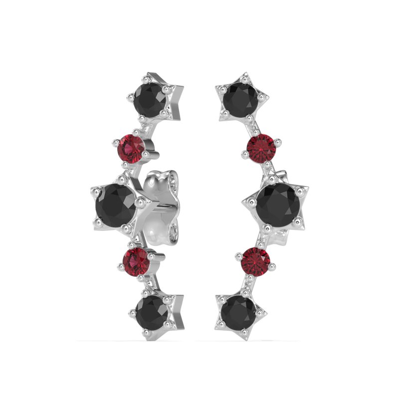 Ear Climber Stud Earrings