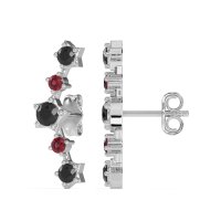 Ear Climber Stud Earrings