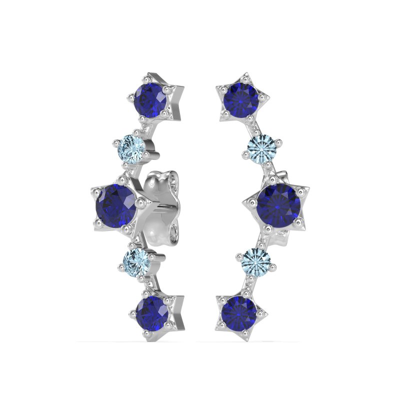 Ear Climber Stud Earrings