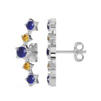Ear Climber Stud Earrings