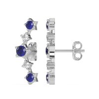 Ear Climber Stud Earrings