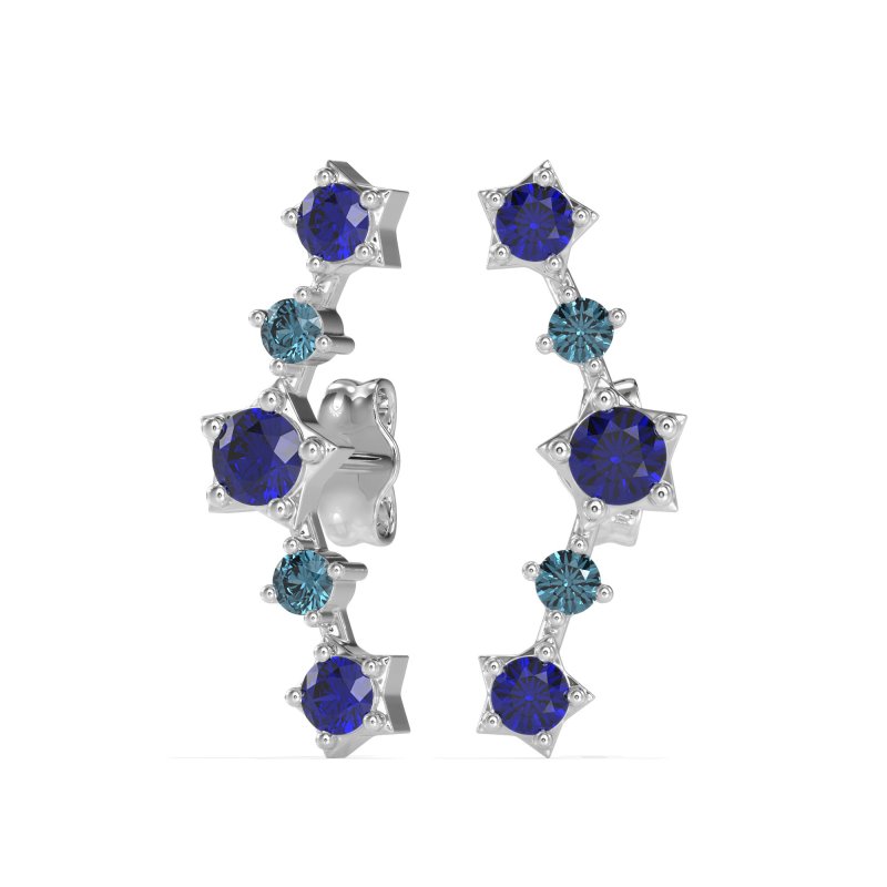 Ear Climber Stud Earrings