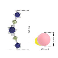 Ear Climber Stud Earrings