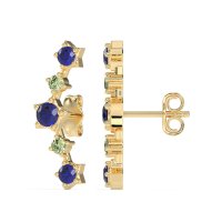 Ear Climber Stud Earrings