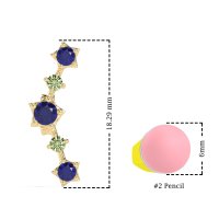 Ear Climber Stud Earrings