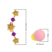 Ear Climber Stud Earrings