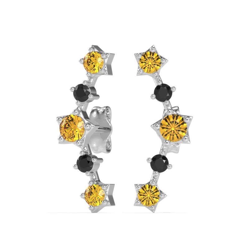 Ear Climber Stud Earrings