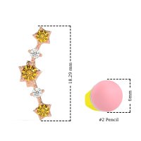 Ear Climber Stud Earrings