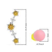 Ear Climber Stud Earrings