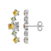Ear Climber Stud Earrings