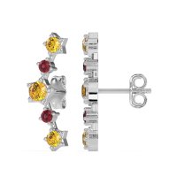 Ear Climber Stud Earrings