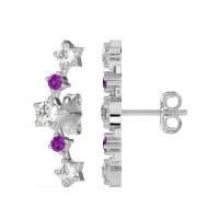 Ear Climber Stud Earrings