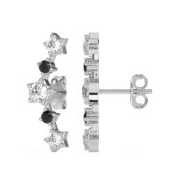 Ear Climber Stud Earrings