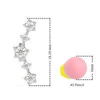 Ear Climber Stud Earrings