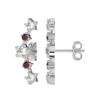 Ear Climber Stud Earrings