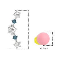 Ear Climber Stud Earrings