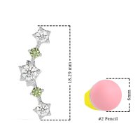 Ear Climber Stud Earrings