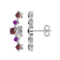 Ear Climber Stud Earrings