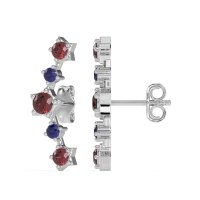 Ear Climber Stud Earrings