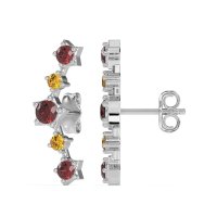 Ear Climber Stud Earrings